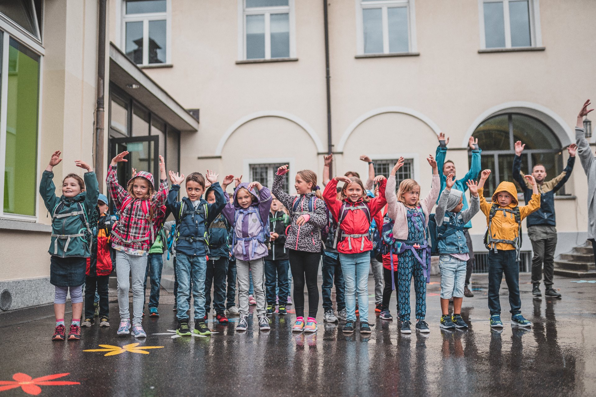 1. Schultag Schule Landquart
